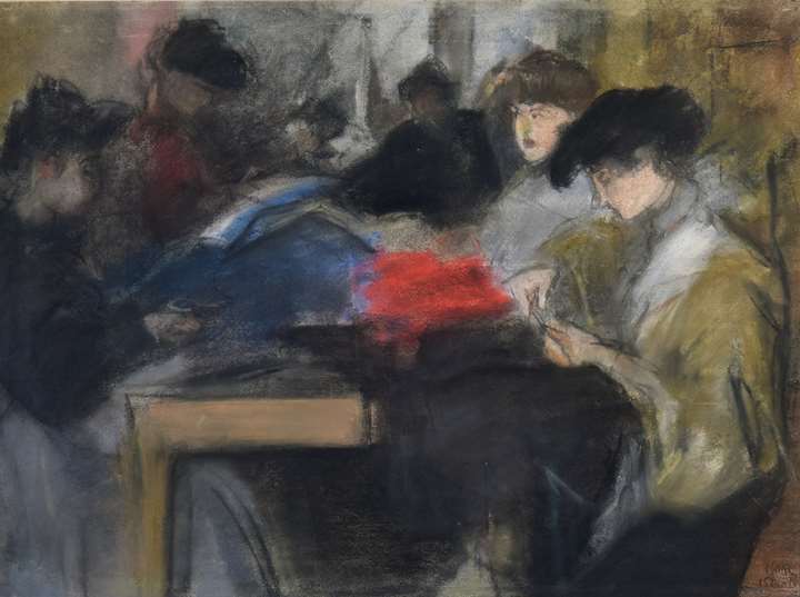 Seamstress at the Paquin Studio